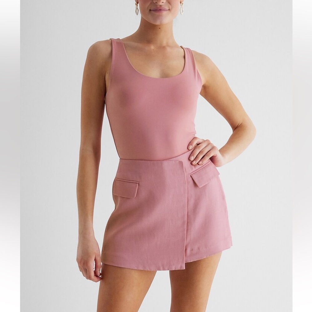Linen Pink Skort New